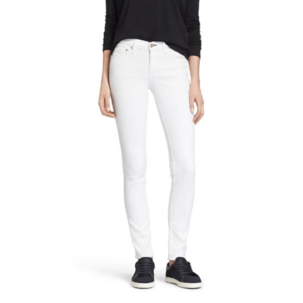 RAG & BONE The Skinny Jean in Bright White 23